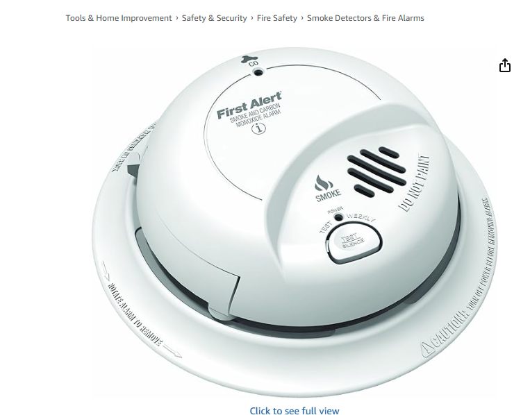 First Alert SC9120BCA Hardwired Smoke and Carbon Monoxide Combo Alarm