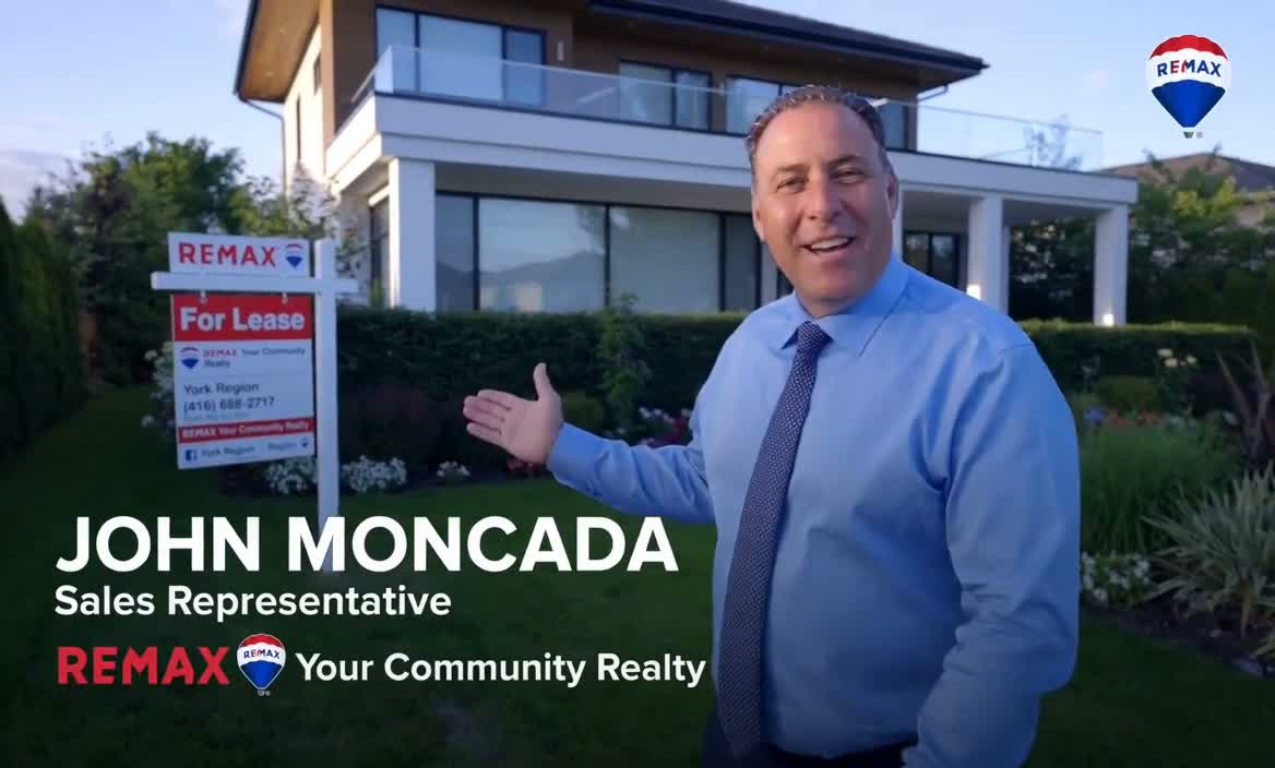 John Moncada, Sales Representative, REMAX Your Community Realty